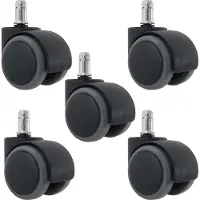 MCW Roulettes pour sols durs -H86 (jeu de 5)