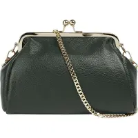 Cluty Pochette vert foncé
