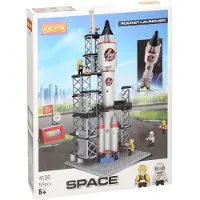 Nobrand Kit de construction de lanceurs de fusées Briques de construction Jouets de l'espace 309 pièces
