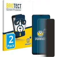 BROTECT Film anti-regards Anti-Spy Privacy Film de protection contre la lumière bleue (Nokia Lumia 505), Téléphone portable : film de protection, Bleu