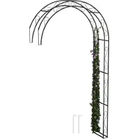 Relaxdays Rosenbogen (36 cm, 130 cm)