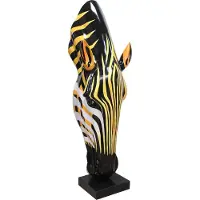 Gilde Skulptur Zebra Zebrakopf