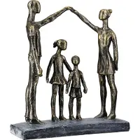 Casablanca by Gilde Skulptur Familie schützende Hände