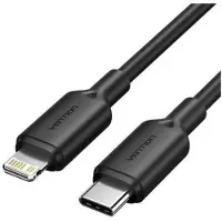 Vention Câble USB-C vers Lightning 3A 480 Mbps 1m NOIR
