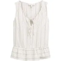 Tom Tailor 1046635 Sleeveless Blouse Blanc S Femme
