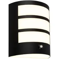 Briloner Lampe LED murale rechargeable, fonction tactile, variateur, fonctionnement sur batterie, noir, dimensions : 18 x 15 x 7 cm