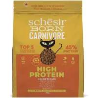 Schesir Born Carnivore High Protein poulet, œuf pour chat - 255 g