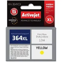 ActiveJet Encre AH-364YCX (compatible avec HP 364XL CB325EE ; qualité supérieure ; 12 ml ; jaune)
