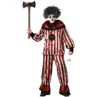 Atosa Clown Halloween Men Costume Rouge XL Enfants
