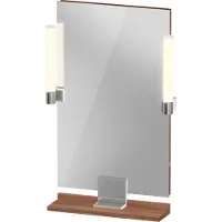 Duravit Sivida miroir, chrome, 450x36x650mm, éclairage à poser, interrupteur à détecteur, raccordement au réseau, SV7420010790000