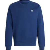 Adidas Originals Sweat-shirt 'Trefoil Essentials' bleu foncé / blanc