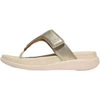 FitFlop F-Mode Go Adjustable Flatform Sandals Teenslippers - Goudkleur - Maat 40