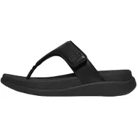 FitFlop Pantoufle 'F-Mode Go Adjustable Flatform Sandals' noir