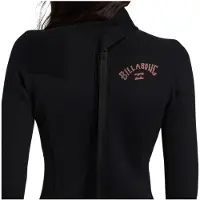 Billabong Foil Gbs 5/4 Mm Woman Long Sleeve Back Zip Neoprene Suit Noir M Femme