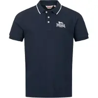 Lonsdale T-Shirt 'Ballygalley' bleu marine / blanc