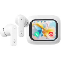 SBOX Wireless headphones EB-TWS08-W Touch Screen Display White (ANC, 4 h, Sans fil), Écouteurs, Blanc