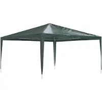vidaXL Tente de réception professionnelle 4×4 m Vert 90 g/m² - Pavillons & Tentes de réception