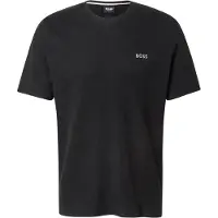BOSS pour homme. 50535891 T-shirt gaufré noir (XL), Homewear, Coton, Manche courte