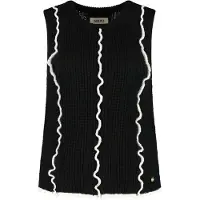Shiwi Tops en tricot 'Harley' noir / blanc
