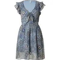 ONLY Robe 'ONLASTA' bleu / noir / blanc