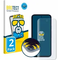 BROTECT Full-Screen Protection Mat (2 pcs, Google Pixel 9a), Téléphone portable : film de protection, Transparent