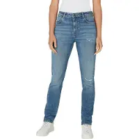 Pepe Jeans Violet Tapered High Waist Jeans Bleu 29 / 32 Femme