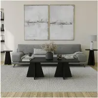 Skye Decor , Champignon - Noir, Couchtische, Schwarz, 120 x 40 x 60 cm