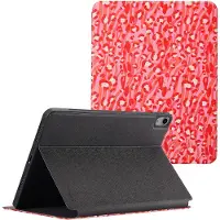 Selencia Coque tablette Vivid pour Apple iPad Air 11 pouces (2026) M4 / (2025) M3 / (2024) M2 / Air 5 (2022) / Air 4 (2020) - Wild Spots Lipstick