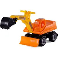 Cavallino Toys Mega Bagger Ride On - Pelleteuse pour enfants 79cm Jouet de sable