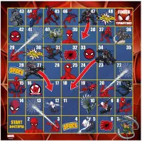 Lobbes Jeu de société « Spiderman : Échelle et serpent » pour les enfants et toute la famille