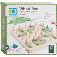 BS Toys Jeu en bois Connect the dots - Planter un arbre