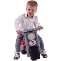 Cavallino Vélo moteur rouge en plastique pour jeunes enfants - Ride On Jouets