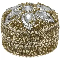Koopman Boîte 4x3cm or, set de 36