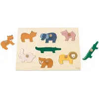 Trixie Puzzle Animal En Bois 7 Pièces - Multicolore