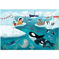 Clementoni Puzzle CLE 2x60 SuperKolor La vie en mer 24817