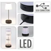 Ambiance Lampe de table LED blanche sans fil 11-29,5 cm