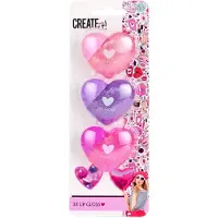 Create It! Baume à lèvres Coeur, 3 pcs.