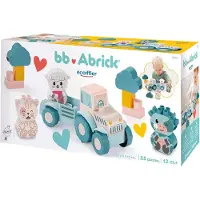 Ecoiffier bb Abrick Baby Mon premier tracteur avec des animaux rigolos - 25 pièces