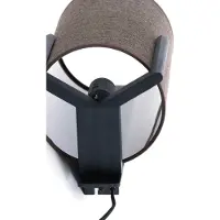 Light & Living Applique murale - noir - Litto - bois - E27 - 3128783 -
