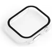 Bestsuit Screen protection Case with Hybrid Glass for Apple Watch 10 42mm - transparent, Montre connectée : accessoires, Transparent