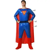 Atosa Heroe Comic Costume Bleu XL Enfants