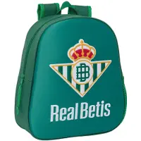 Safta Sac à dos scolaire 3D Real Betis Balompié vert 27 x 33 x 10 cm