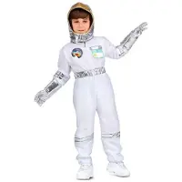 MOM I Want To Be Astronaut Junior Costume Blanc 3-5 Years Enfants