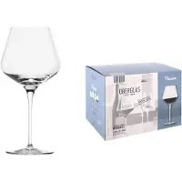 Inde Set Of 6 Burgundy Oberglas Glasses Passion 640ml Clair