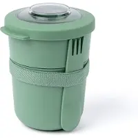 Amuse Tylla Foodbowl Duo 450 Ml +150 Ml Sage, Lunch box, Vert