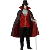 Atosa Vampire Costume Argenté XS-S Enfants