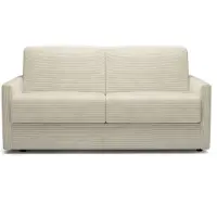CALICOSY - Canapé lit 3 places en velours côtelé Matelas 20cm - GIULIA