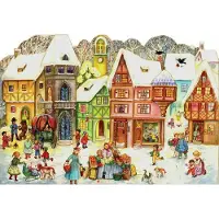 Richard Sellmer Verlag Calendrier de l'Avent « Marché de Noël » – 24 petites portes sur le thème du marché