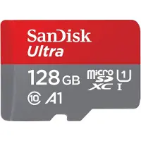 SanDisk Ultra Microsdxc 128gb Memory Card Argenté