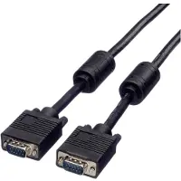Roline Câble écran HD15 M/M avec noyaux de ferrite + DDC 3,0m